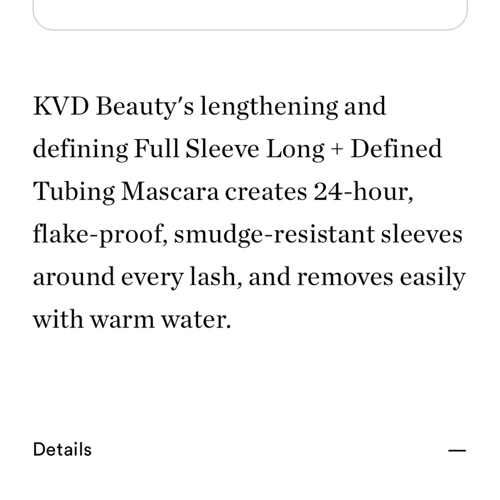 KVD Full Sleeve mascara - Picture 6 of 7
